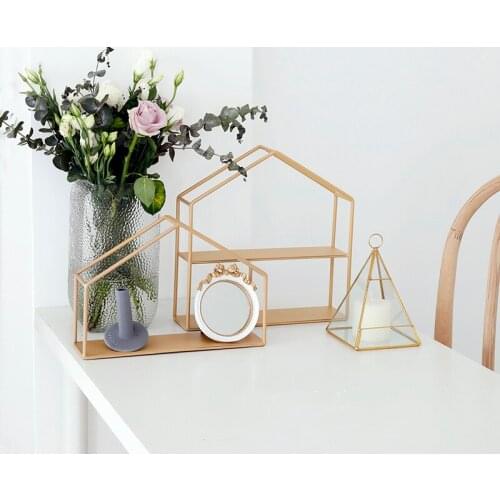 Champagne Color Cake Decorating Baking Cake Stands Tools Home Table Storage Racks Candle Food Display Shelf for Home Decor