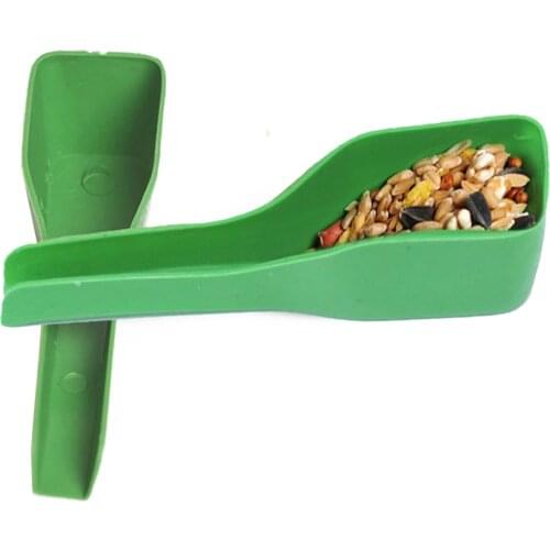 Bird Feeder Waterer Drinker Pet Clip For Bird Feeder Agricultural Equipment Bird Cage Drinker Fountain Feeding Device With Spoon