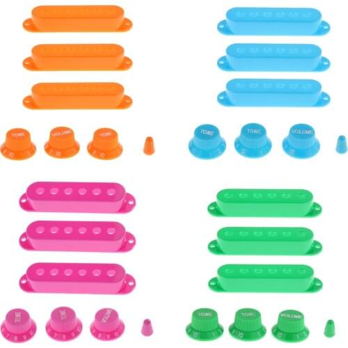 Practical Electric Guitar Pickup Cover w/ Volume Tone Knobs & Toggle Tip Set