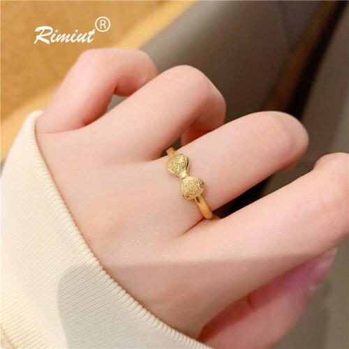 Rimiut Women's Gold Rings