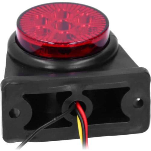 Lamp for auto Rolling Car Truck Signal Warning light 12‑24V LED Side Marker Red Yellow Dual Color Sidelight IP65 Waterproof