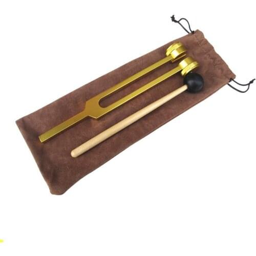 Nervous system testing tuning fork hearing test medical tuning fork Aluminum-magnesium alloy frequency 128Hz gold high quality