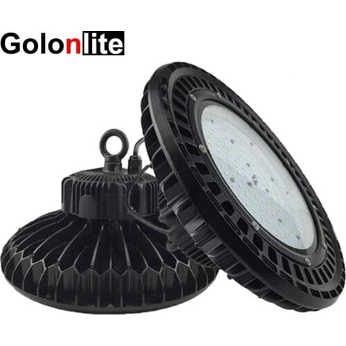 Golonlite 100W 160W 240W 200W Waterproof LED high bay light Industrial UFO CE 230V 220V 5 year warranty Meanwell driver 130Lm/W