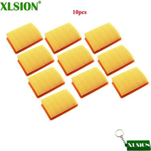 XLSION 10pcs Air Filter For Stihl 4203-141-0301 BR320 BR340 BR380 BR400 BR420 BR420C SR340 SR420 Blowers