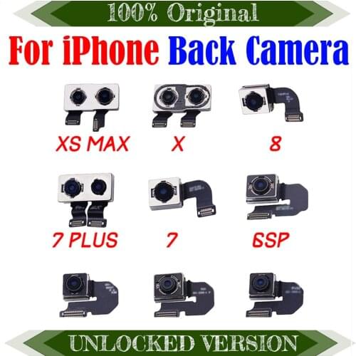 Rear Back Camera For iPhone SE 6 6 Plus 6S 6S Plus 7 7 Plus 8 8 Plus X XS XR XS Max Good Working Rear Back Camera