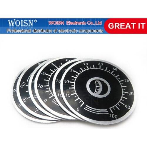 1pcs/lot 0-100 WTH118 potentiometer knob scale digital scale can be equipped with WX112 TOPVR In Stock