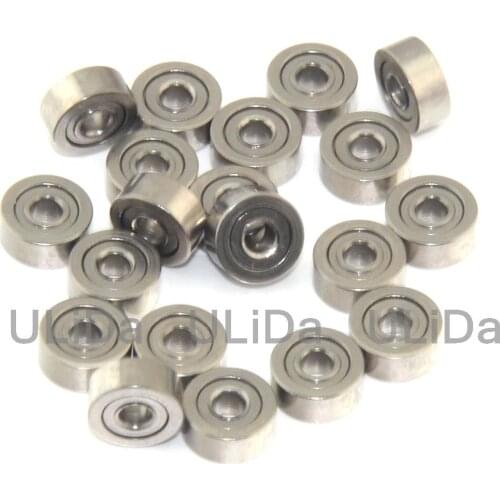 20 Pcs 520/620 Bearing 5mm/6mm Guide Roller Bearings for Tamiya Mini 4WD RC Car Spare Parts 2*6*2.5mm 2*5*2.5mm