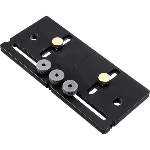 Aluminum Alloy Adjustable Metric Cabinet Hardware Jig 4mm Cabinet Door Knob Handle Install Drill Guide Template Jig