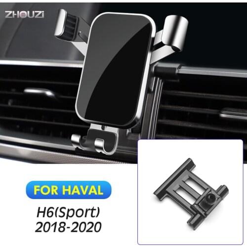 Car Mobile Phone Holder Air Vent GPS Mounts Stand Gravity Navigation Bracket For Haval H6 Sport 2018 2019 2020 Car Accessories