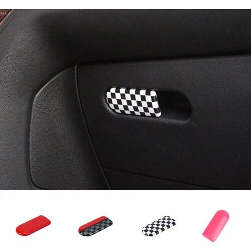 Car Passenger Glove Compartment Box Holder Handle Cover Sticker For MINI Clubman COOPER S F55 F56 F57 F54 F60 Car-Styling