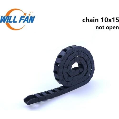 Will Fan Transmission Chain 10x15mm Diameter R18mm With 2 pcs Connector Drag For Co2 Laser Cutter Machine