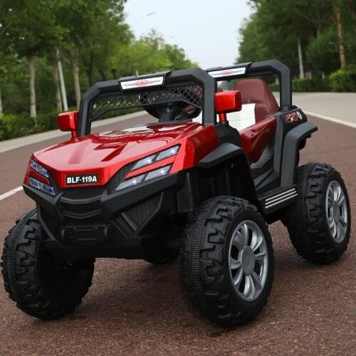 Kids Electric Cars Four-wheel Drive 0-6 Years Old Children RC Riding Toy Off-road Vehicle 12V Electric Car for Kids Ride on