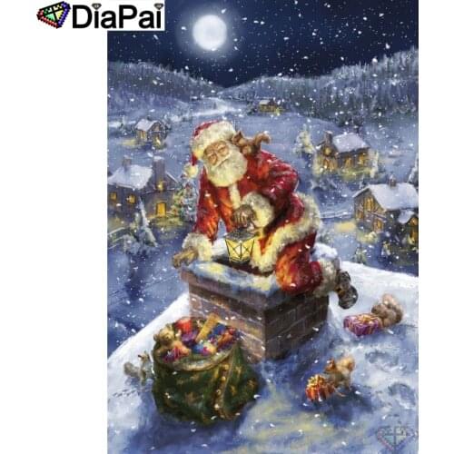 DIAPAI Diamond Painting 5D DIY 100% Full Square/Round Drill "Santa Claus" Diamond Embroidery Cross Stitch 3D Decor A22794
