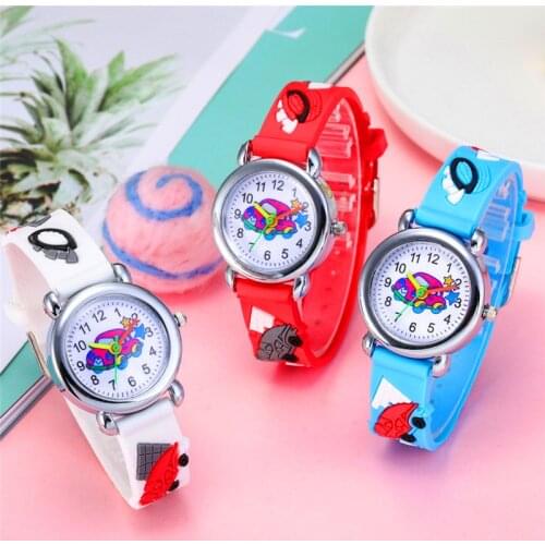 Good Quality Car Dolphin Kids Watches Sport Child Quartz Watch Waterproof Quartz Wristwatches for Boys Girls Student Gift Clock