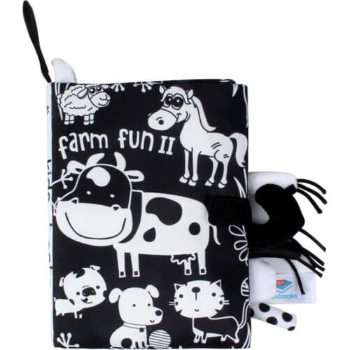 Exquisite Cloth Book Soft Washable Fabric Toddler Infants Kids Cloth Book for Kids Development