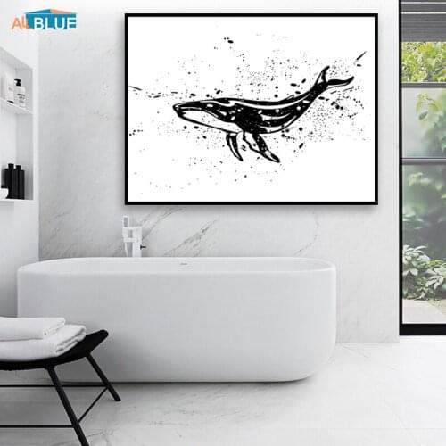 Fish Watercolor Canvas Art Print Painting For Living Room Wall Art Decorative Pictures Nordic Posters And Prints Home Decor