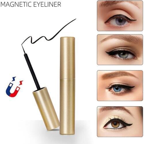 Waterproof Magnetic Eyeliner For Magnets Eyelashes Quick Drying Sweat-proof Long-lasting Big Eyes Makeup Liquid Eyeliner