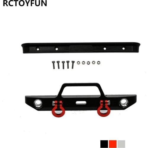 1Pcs Metal Front Rear Bumper for Axial SCX24 AXI00001 Chevrolet C10 Frame 1/24 RC Crawler Car Upgrade Parts