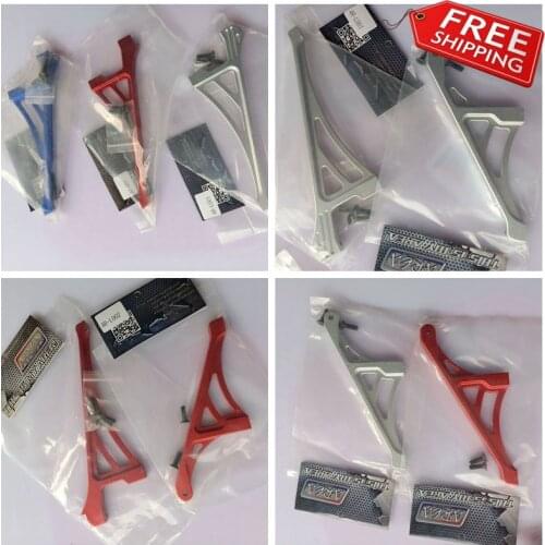 Area CNC alloy front/rear chassis bracket for Losi 5ive-t 1/5 rc car