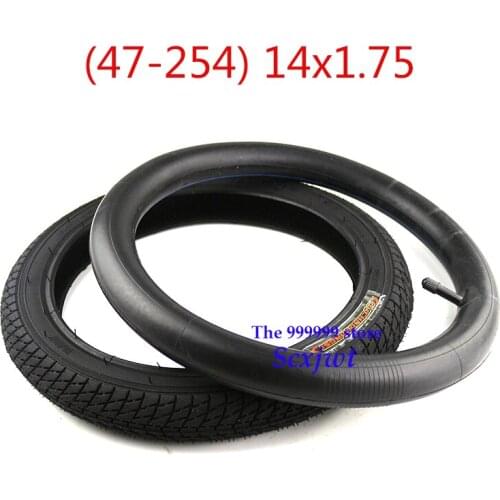 Electric bicycle tires 14x1.75/47-254 Children Bicycle tyre and inner tube Ultralight Folding Bike accessories
