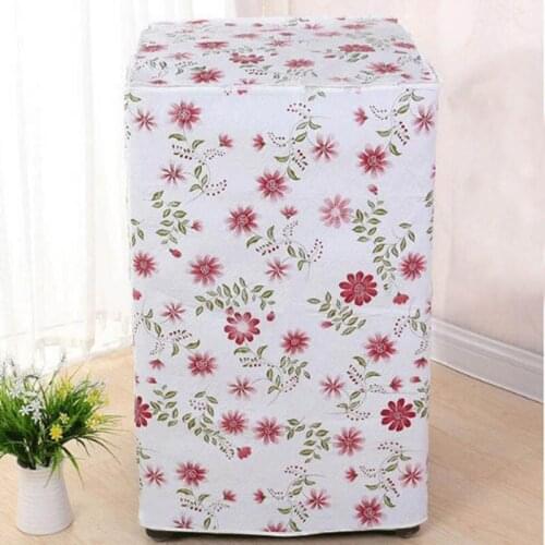 Thicker Waterproof 1 PC Durable Zippered Dust Covers Flower Pattern Home Decor 2 Type Washing Machine Cover