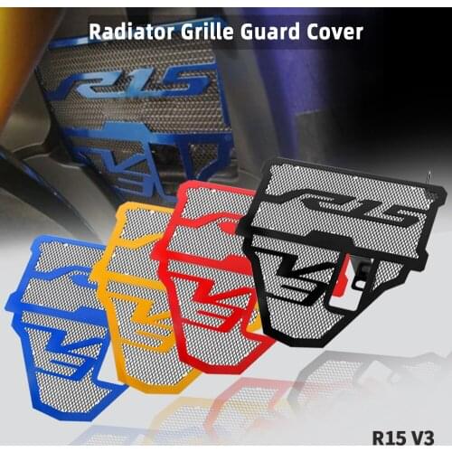 For YAMAHA R15 V3 2018 2019 2020 Motorcycle Radiator Guard Accessories R15 Engine Radiator Protector Cover Water Tank Shield Net