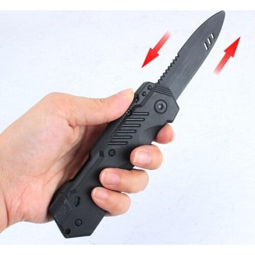 1PCS 20cm Trick Dagger Knife Retractable Telescopic toy knife Fun Joke Prank Halloween Prop Fake Gag Toys