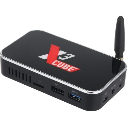 5PCS/LOT X3 Cube X3 PRO Media Player X2 Cube Smart Tv Box Ddr4 16gb Android 9.0 Amlogic S905x3 5g Wifi
