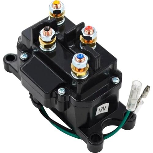 12V 250A Winch Universal Starter Solenoid Relay Contactor Rocker Switch Thumb Truck for ATV UTV 4x4 Vehicles 63070 62135 2875714