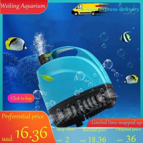 15-125W Silent Tank Tank Bottom Suction Pump Turtle Tank Low Water Submersible Pump Fish Pond Rockery Pump 220-240V 1 order