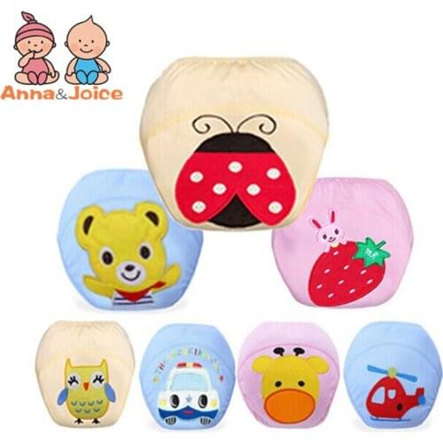 30pcs/Lot Baby Training Pants/Child Cloth Study Nappy Washable Diapers Underwear