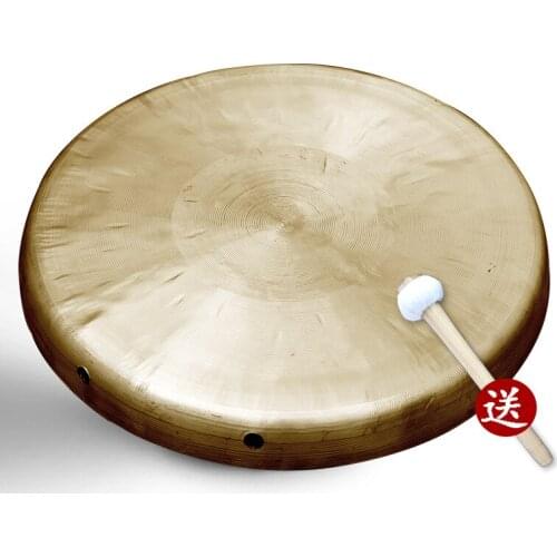 30cm China Wuhan Copper gong Circus gong Hand gong For Celebration rally dragon lion dance gong