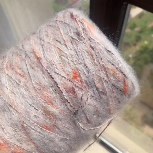 500g Wool yarn for crochet Colored dots mohair yarn Hand knitting Acrylic thread Yarn for knitting Knit sweater scarf yarn ZL59