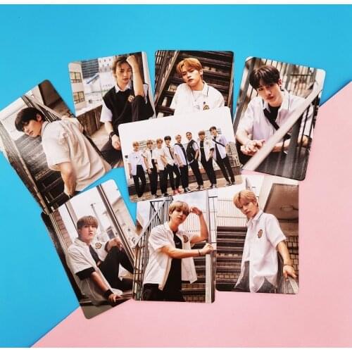 8pcs/set Kpop Stray kids Photocard new album postcard collection K-pop Stray kids Photo cards