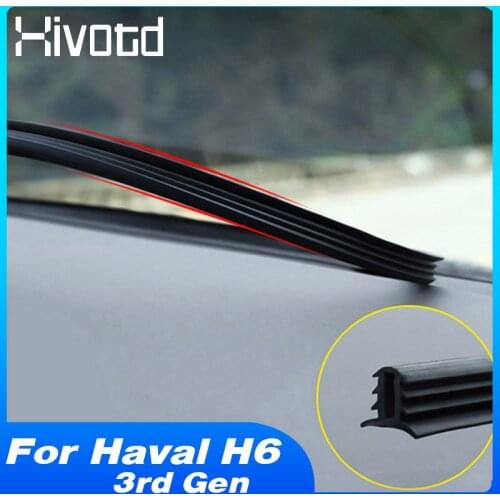 Dashboard Soundproof Strip Central Control Rubber Seal Trim Decoration Weatherstrip Interior Parts For Haval H6 2021 Accessories