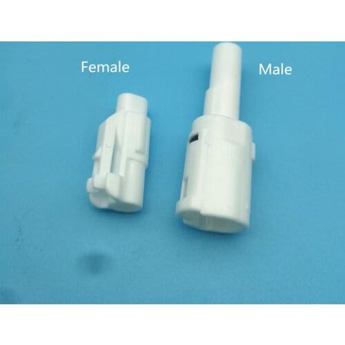 Free shipping 10pcs 1 Pin Female male 2.3mm household auto wiring harness connector 6180-1181 6187--1171