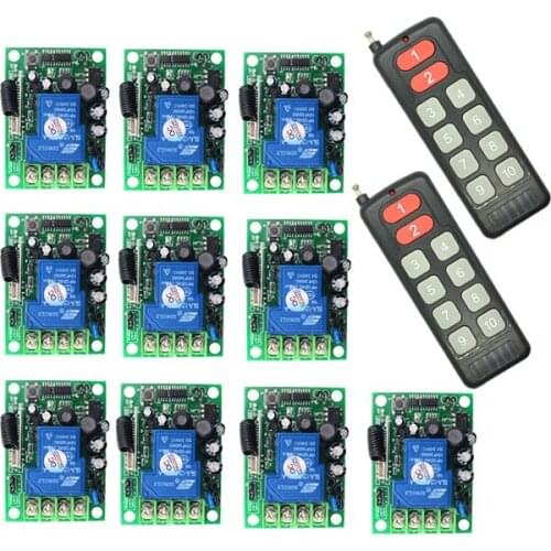 AC 85V 110V 220V 250V 1000W RF Wireless Remote Lighting Switch Without Transmitter For Smart Home