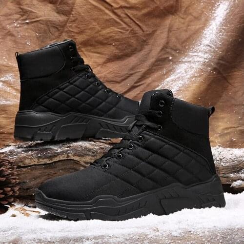 Mens Dress Boots Men Casual Shoes Fashion Zapatos Informales De Hombre Mens Snow Boots Casuales Leisure Mens Slip On