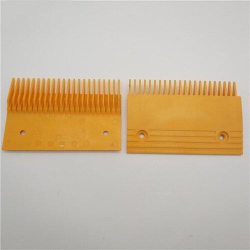 KM5009370H02 KM5009371H02 KM5009372H02 Escalator Yellow Plastic Comb LHS 22T Use for Kone TRAVELMASTER 115 1 Pack=10 Pieces