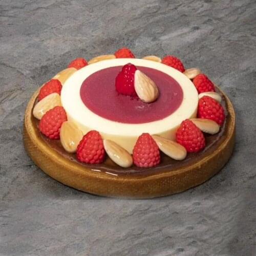 Meibum Raspberry Silicone Cake Molds Stainless Steel Tart Ring Dessert Placing Decoration Mould Pastry Pie Baking Tools Bakeware