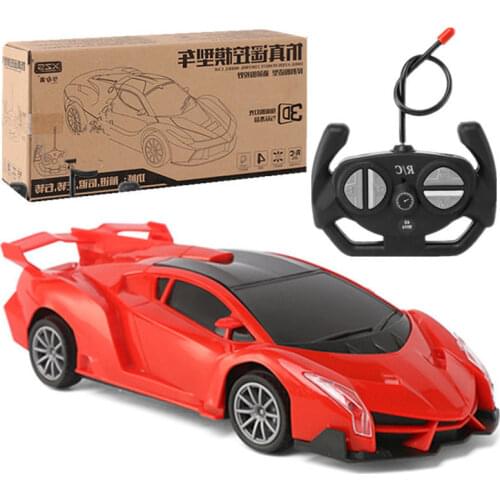 Ferrari simulation rc racing car gravity sensing steering wheel childrens toy sports car electric model kids toys 4 Channels