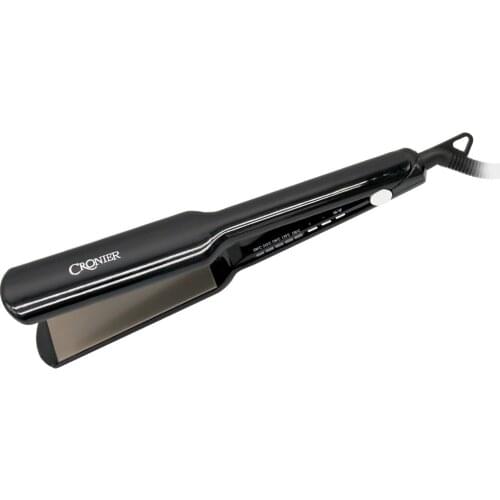 445℉professional flat iron straightening iron hair straightener ceramic coating 41mm wide plate straightener salon tool 220-240v