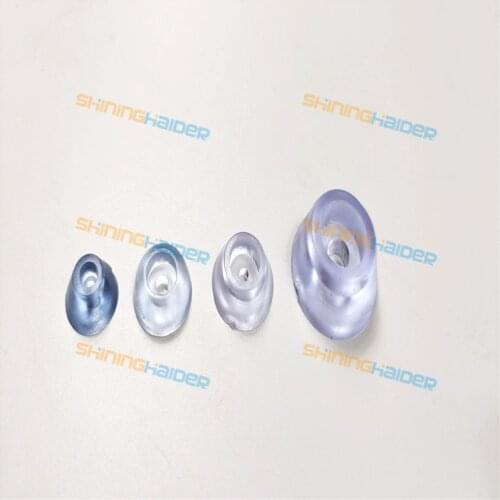 52PCS diameter 16mm 52PCS 19mm 12PCS 27mm transparent round rubber foot without bolt for table chair non-slip rubber feet