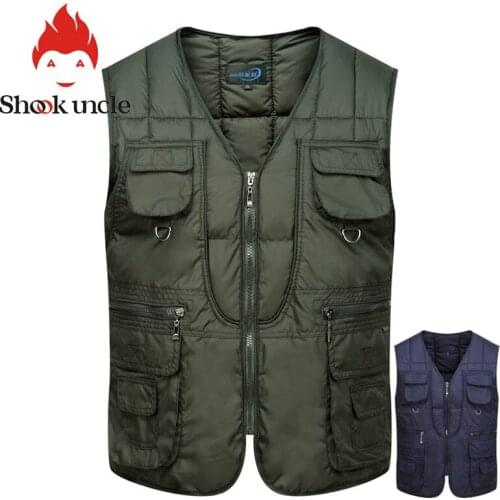 Shook uncle Men's Vests With Pockets