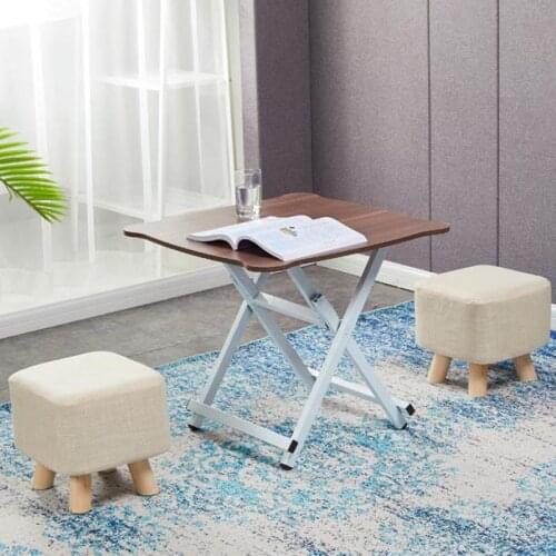 Folding Table Dining Table 2 People 4 People Dining Table Simple Outdoor Portable Stand Small Table Dining Table