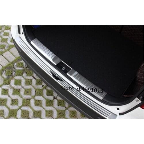 Car Styling Stainless Steel Inner Rear Back Bumper Trim Plate Trunk Frame Threshold 1pcs For Suzuki Vitara 2016 2017 2018 2019