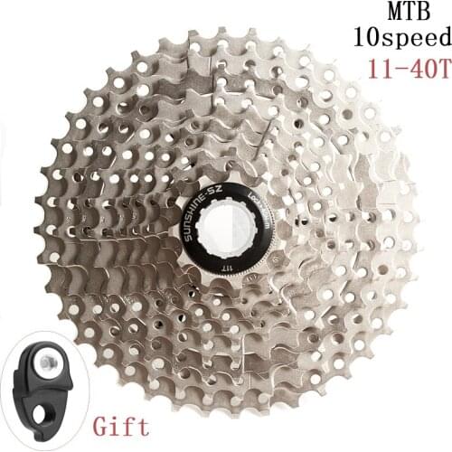 SUNSHINE-SZ 10s Cassette MTB Mountain Bike Bicycle 10 Speed 11-40T Flywheel Freewheel for parts m590 m6000 m610 m675 m780 X5