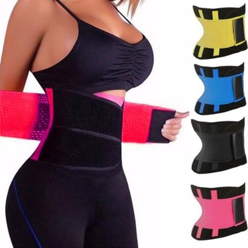 Comfortable Women Body Shaper Slimming Wraps Belt Sport Ladies Waist Trainer Cincher Control Burning Body Tummy Slim Belt
