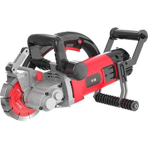 Slotting Machine Dust-free Hydropower Installation Fully Automatic Wall Trenching Concrete Trunking Slot Easily Cutting Machine