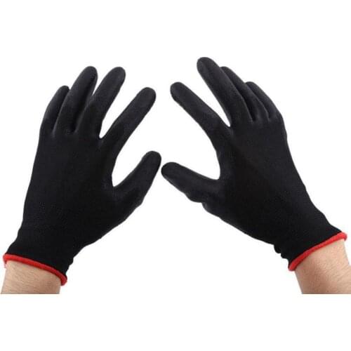 1 Pair Nylon Anti-Static Non-Slip Finger Protection Factory Safe Working Gloves